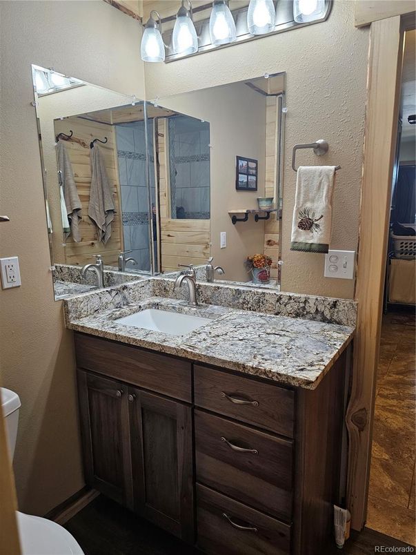 Bathroom, Dual Sink Vanities, Glass Shower, Interior