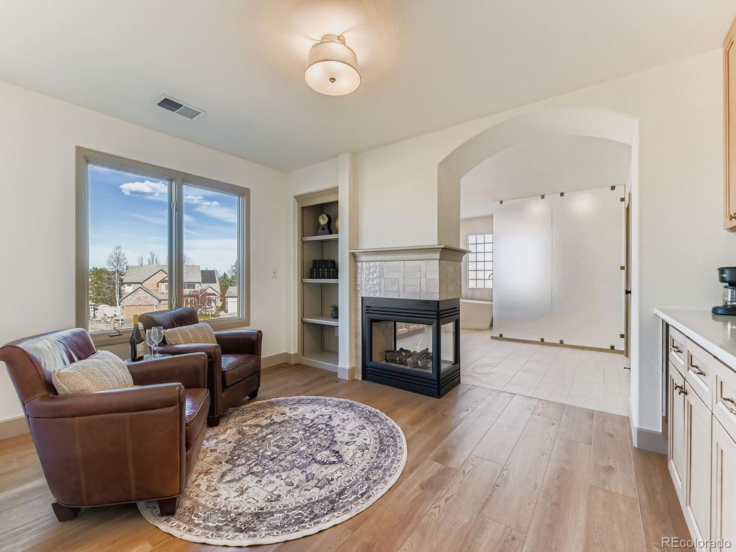 Fireplace, Interior, Living room, Wood Texture Flooring