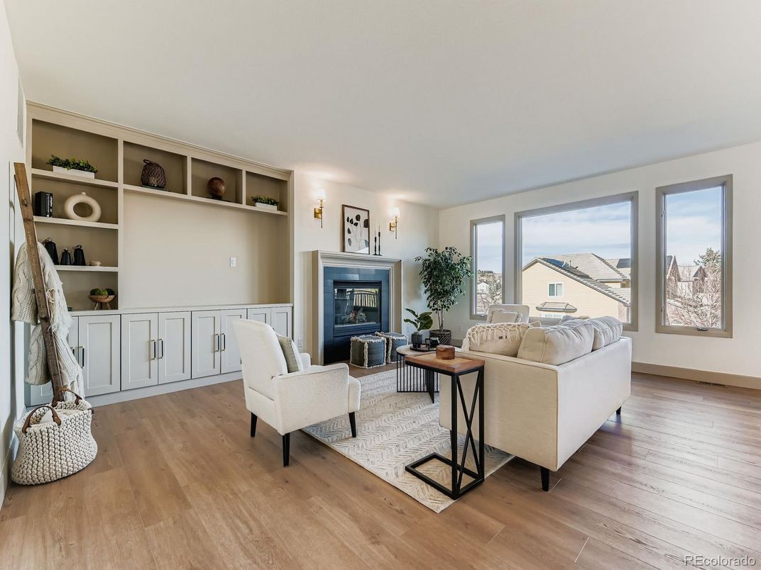 Fireplace, Interior, Living room, Wood Texture Flooring