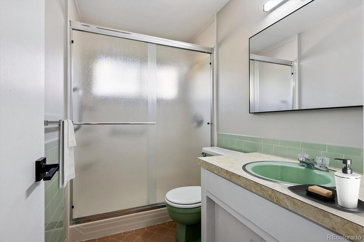 Bathroom, Glass Shower, Interior