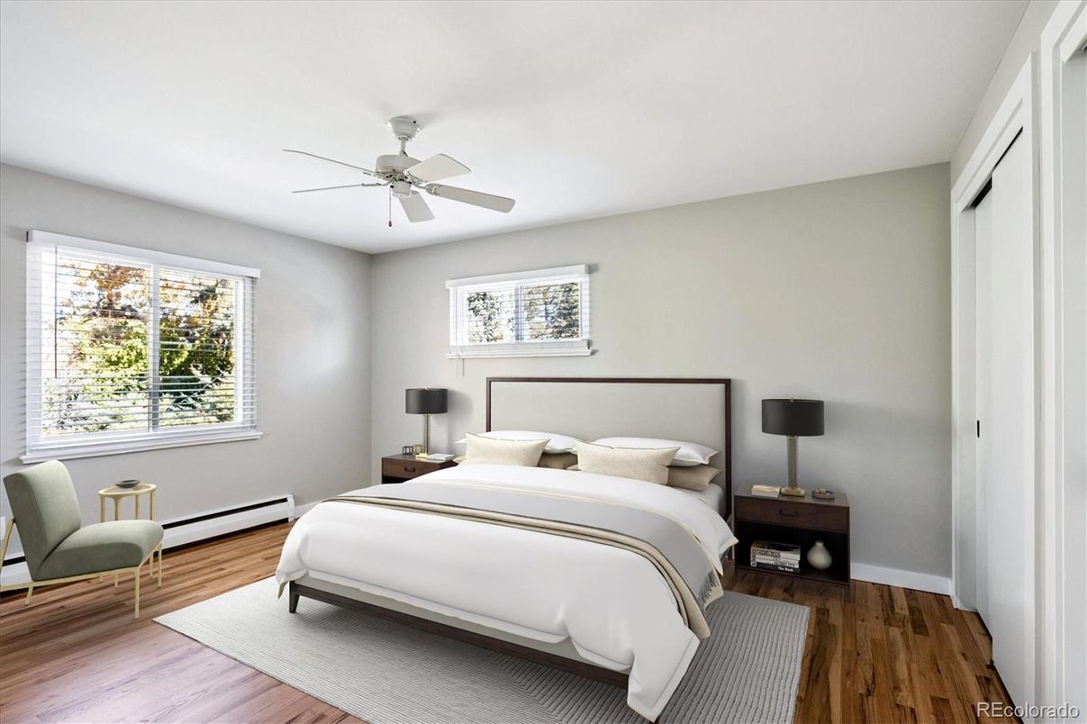 Bedroom, Interior, Wood Texture Flooring