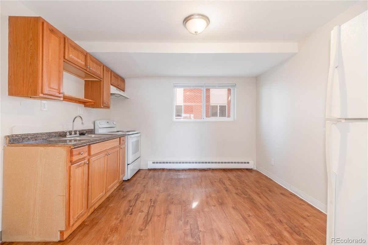 Interior, Kitchen, Wood Texture Flooring
