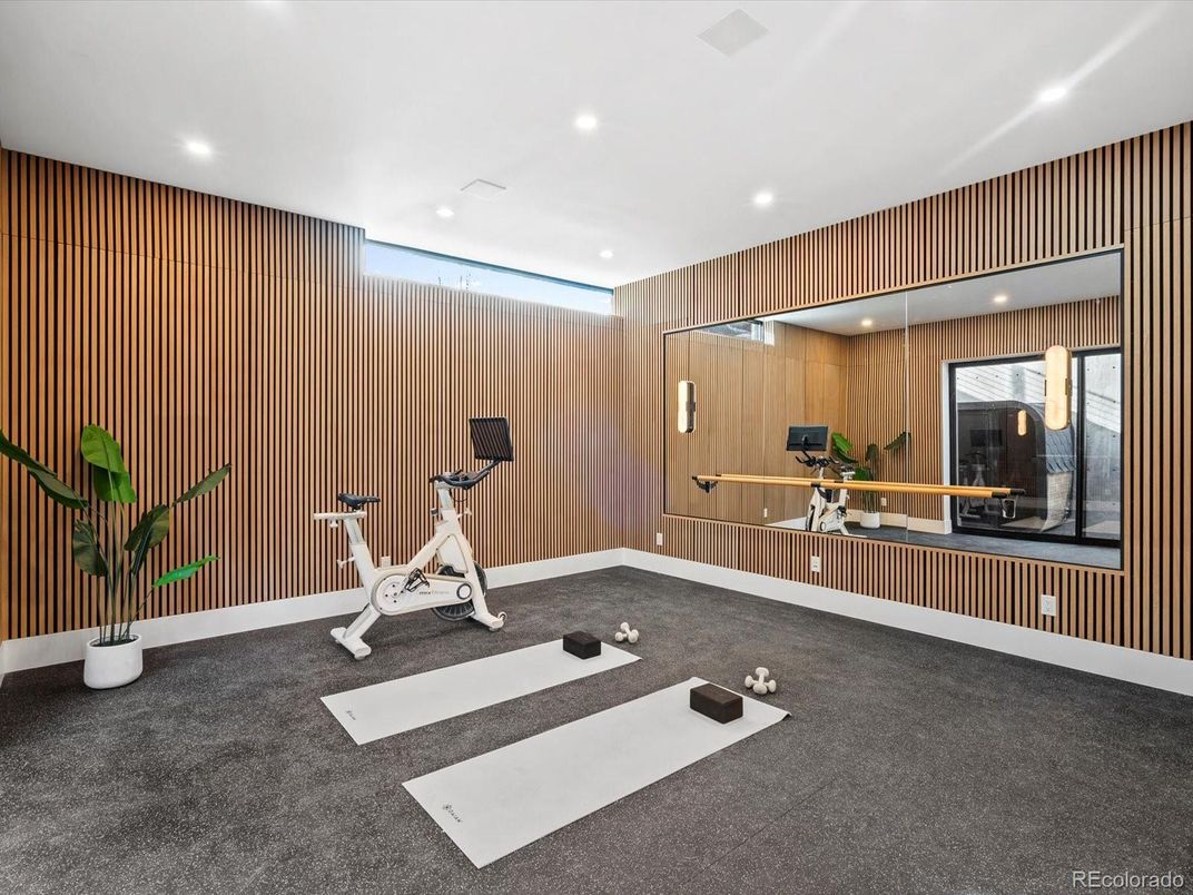 Fitness Equipment, Interior, Recessed Lighting