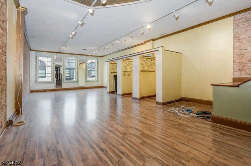Empty room, Interior, Stone Walls, Wood Texture Flooring