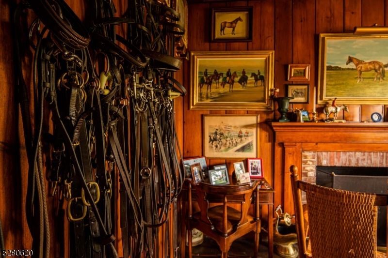 Fireplace, Interior, Wooden Walls