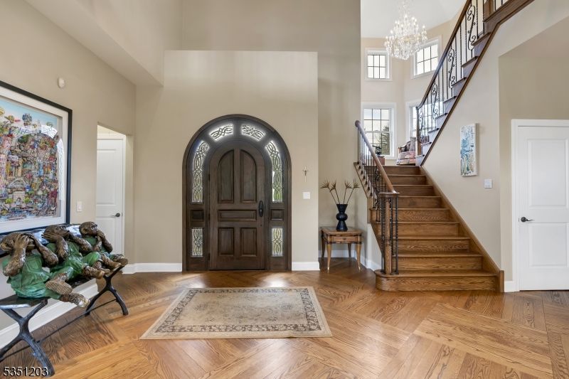 Chandelier, Interior, Wood Texture Flooring
