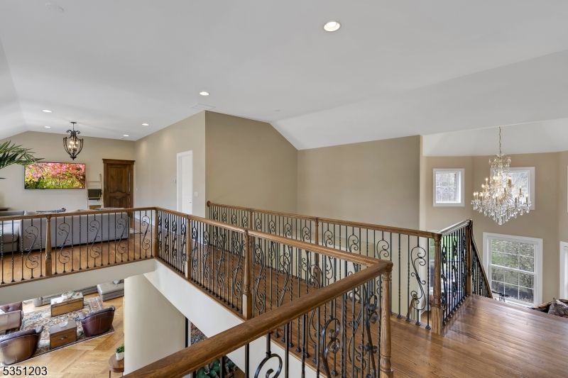 Chandelier, Interior, Recessed Lighting, Wood Texture Flooring