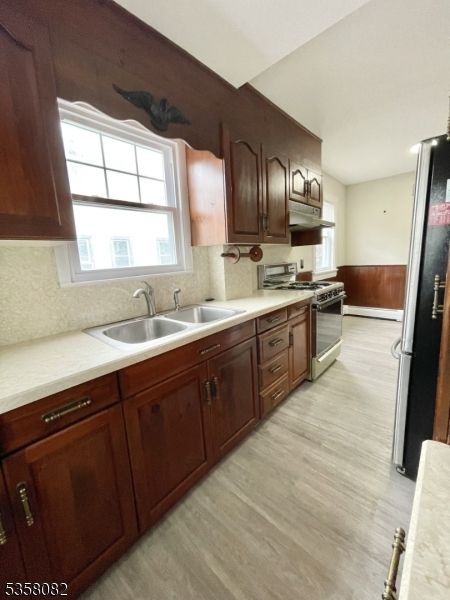 Interior, Kitchen, Wood Texture Flooring