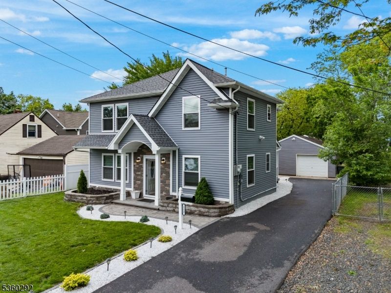 Backyard, Detached Garage, Exterior, Facade, Queen Anne Victorian