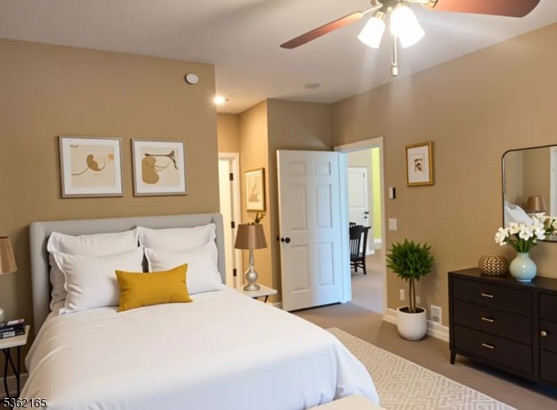 Bedroom, Interior, Recessed Lighting