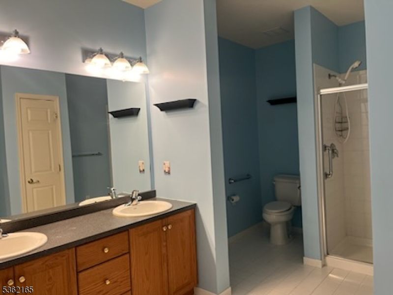 Bathroom, Dual Sink Vanities, Glass Shower, Interior