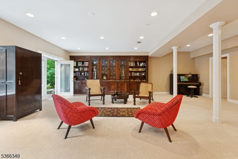 Home Office, Interior, Living room, Recessed Lighting