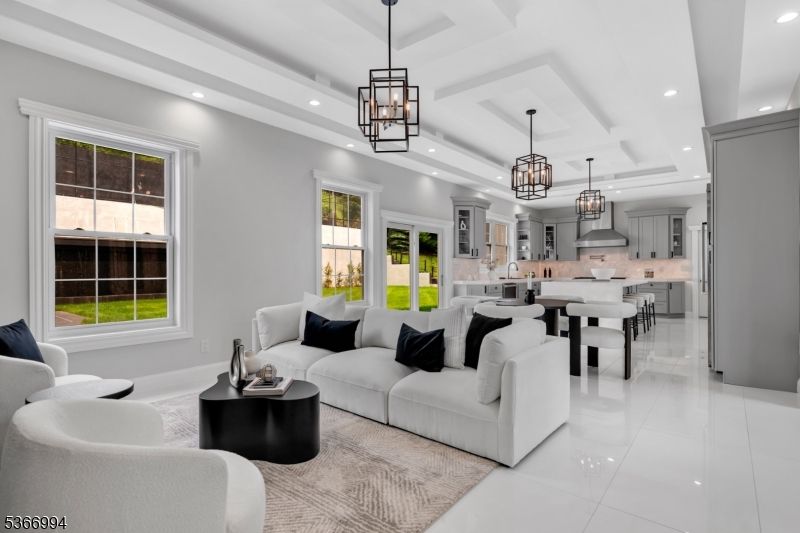 Dining room, Interior, Kitchen, Living room, Pendant Lights, Recessed Lighting