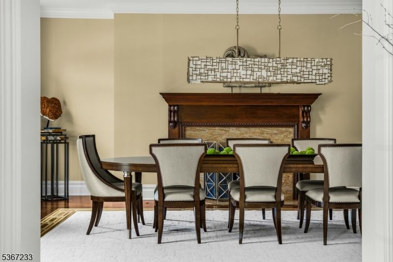 Dining room, Interior, Wood Texture Flooring