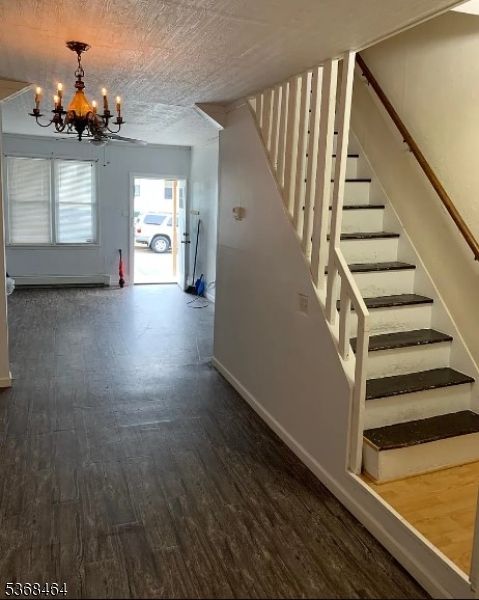Chandelier, Interior, Wood Texture Flooring