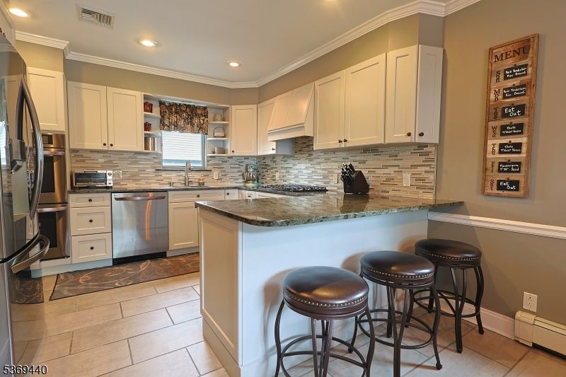 Interior, Kitchen, Recessed Lighting, Stainless Steel Appliances