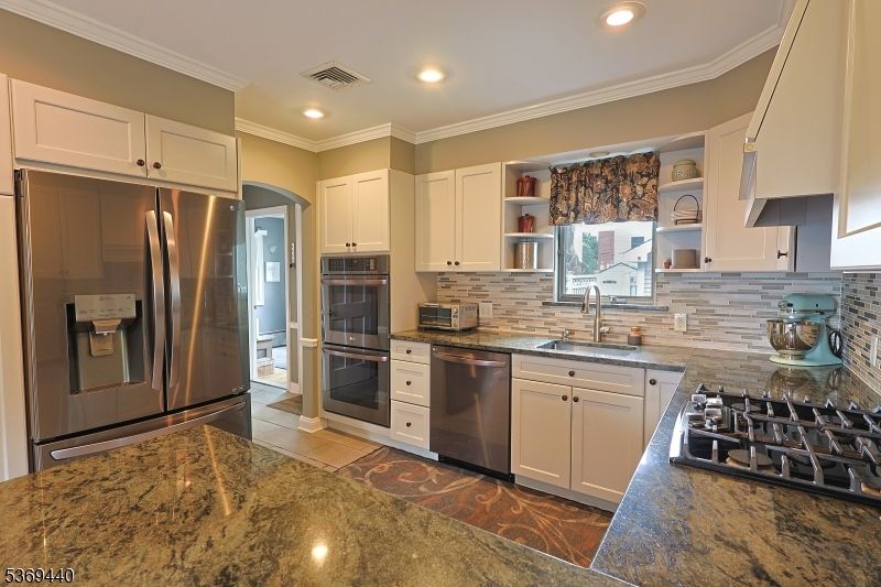 Interior, Kitchen, Recessed Lighting, Stainless Steel Appliances