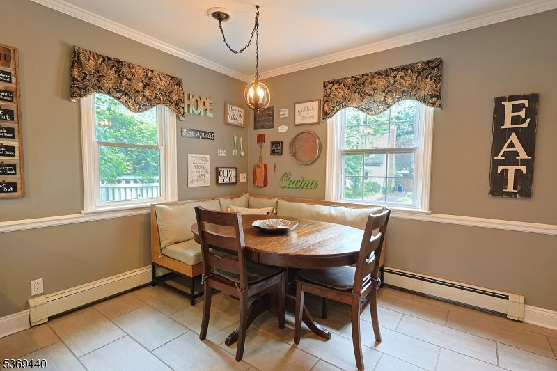 Dining room, Interior, Pendant Lights