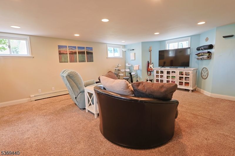Interior, Living room, Recessed Lighting