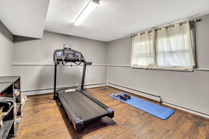 Fitness Equipment, Interior, Wood Texture Flooring