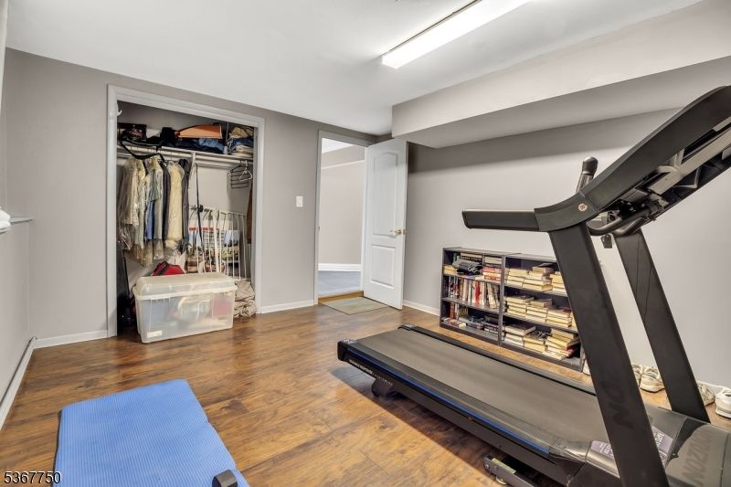 Fitness Equipment, Interior, Wood Texture Flooring