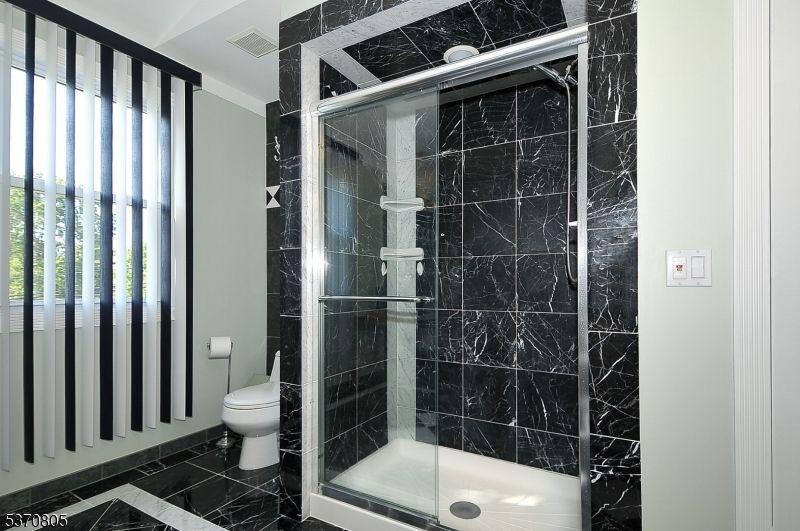 Bathroom, Glass Shower, Interior, Marble Walls