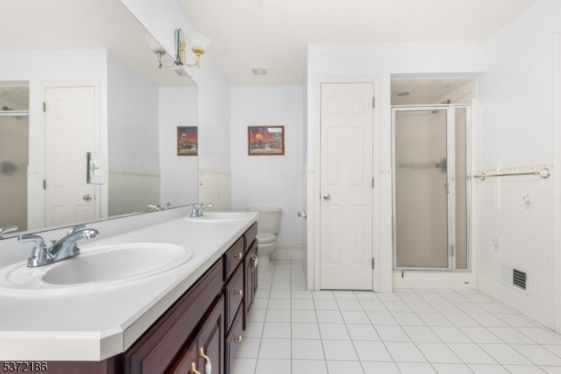 Bathroom, Dual Sink Vanities, Glass Shower, Interior