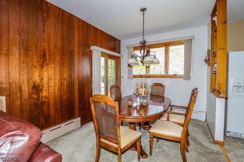 Chandelier, Dining room, Interior, Pendant Lights, Wooden Walls