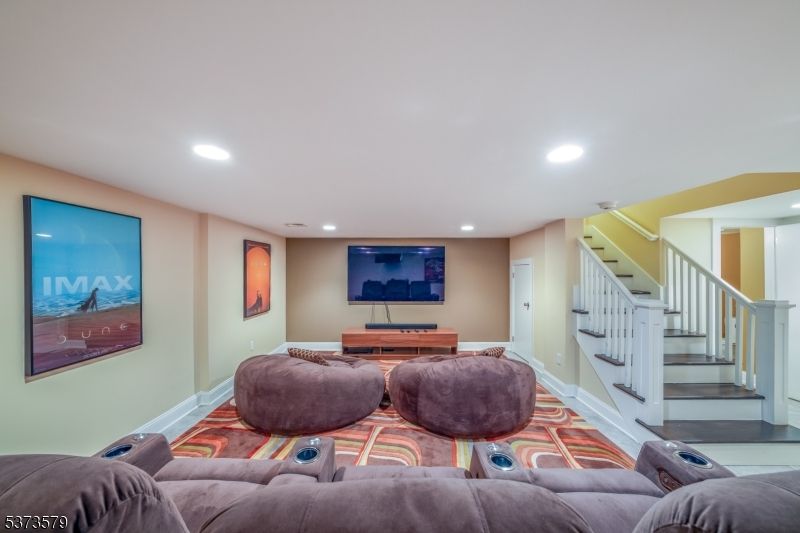 Home Theatre Room, Game Room, Interior, Recessed Lighting, Theatre Room