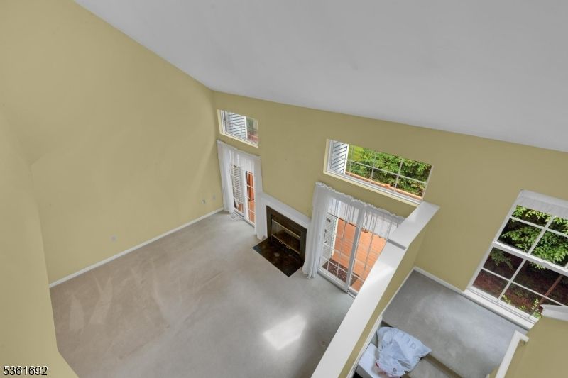 Empty room, Fireplace, Interior