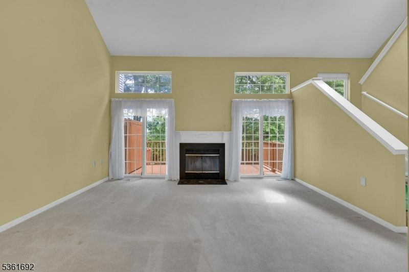 Empty room, Fireplace, Interior