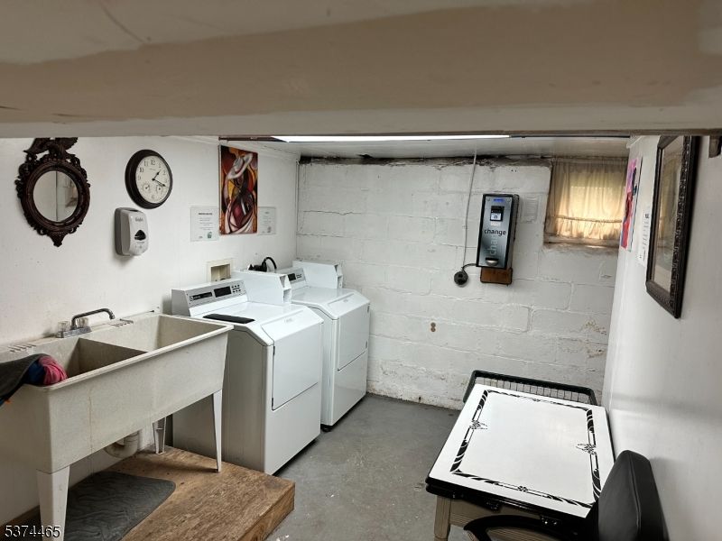 Interior, Stone Walls, Washer