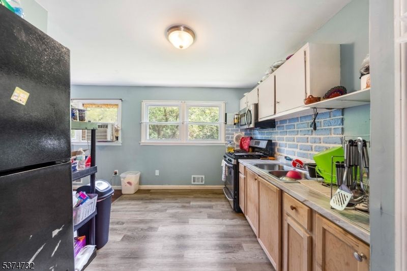 Interior, Kitchen, Wood Texture Flooring