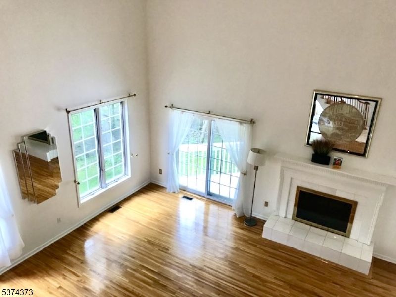 Empty room, Fireplace, Interior, Wood Texture Flooring
