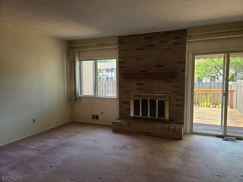 Empty room, Fireplace, Interior, Stone Walls