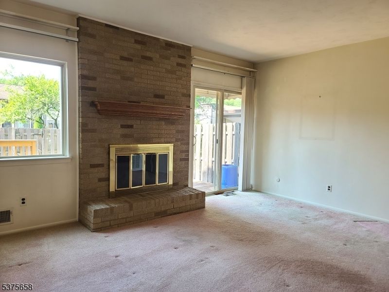 Empty room, Fireplace, Interior, Stone Walls