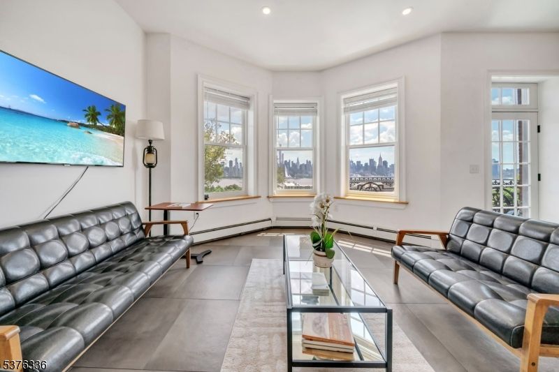 Interior, Living room, Recessed Lighting