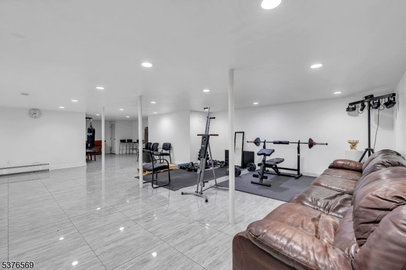 Fitness Equipment, Gym, Interior, Recessed Lighting
