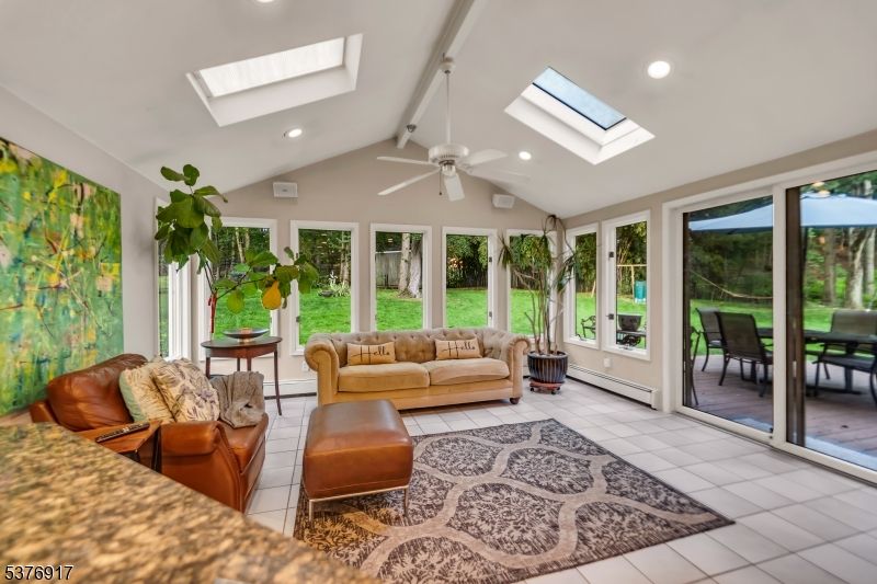 Interior, Living room, Recessed Lighting, Sun Room