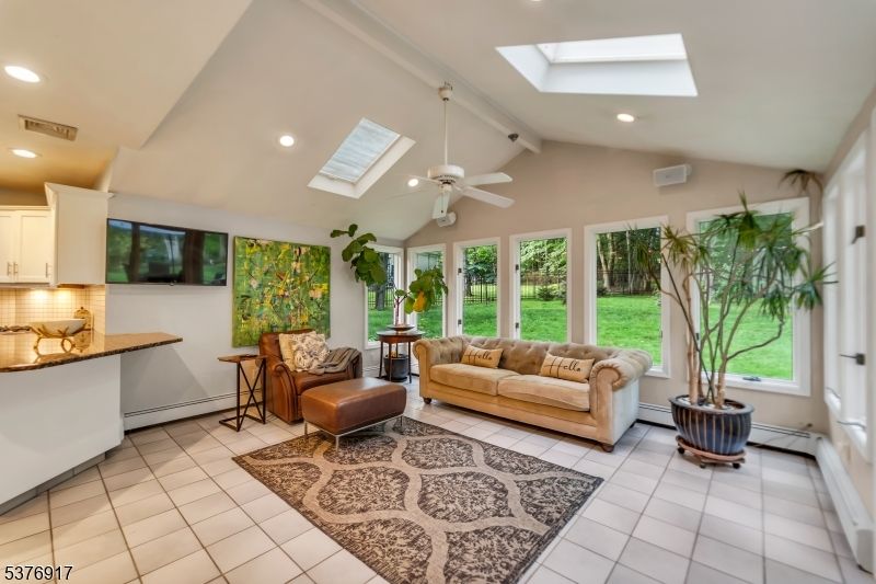 Interior, Living room, Recessed Lighting