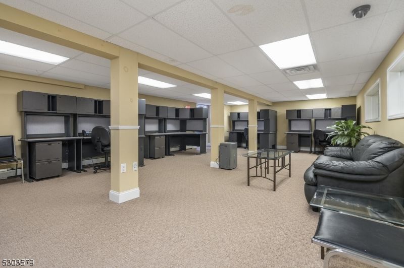 Home Office, Interior, Recessed Lighting