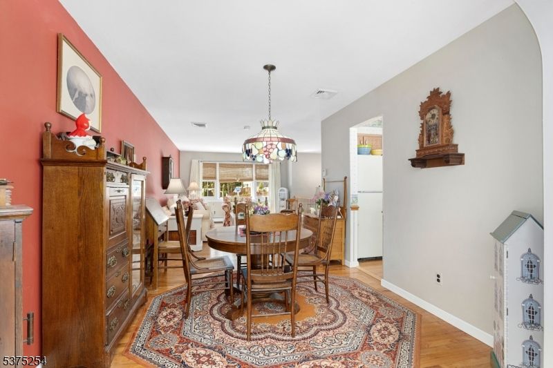 Chandelier, Dining room, Interior, Pendant Lights, Wood Texture Flooring