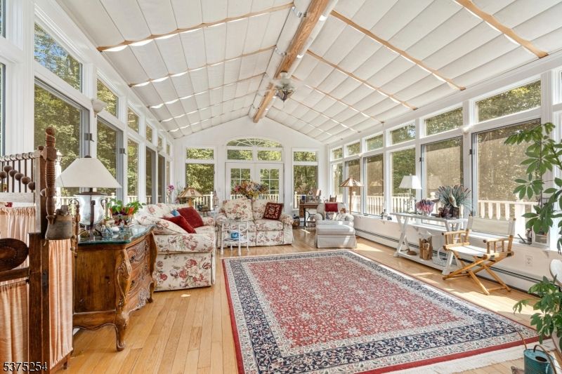 Interior, Living room, Sun Room, Wood Texture Flooring