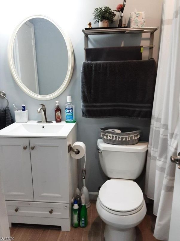 Bathroom, Interior, Wood Texture Flooring