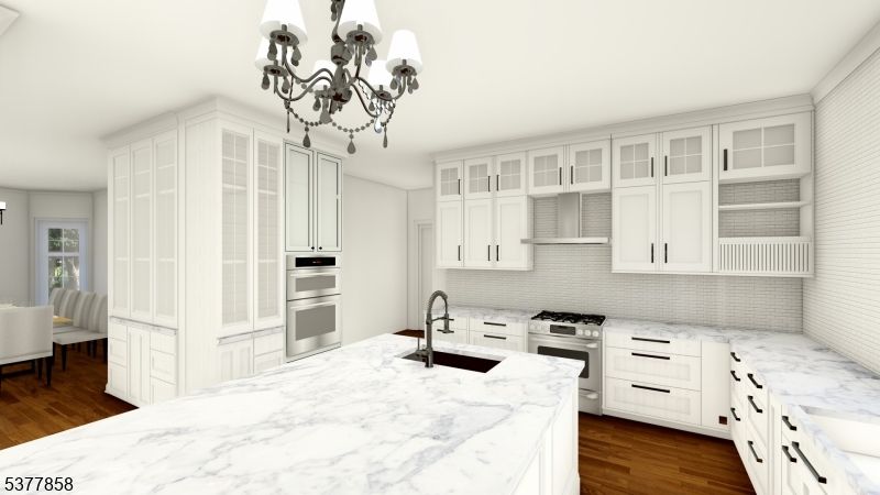 Chandelier, Interior, Kitchen, Wood Texture Flooring