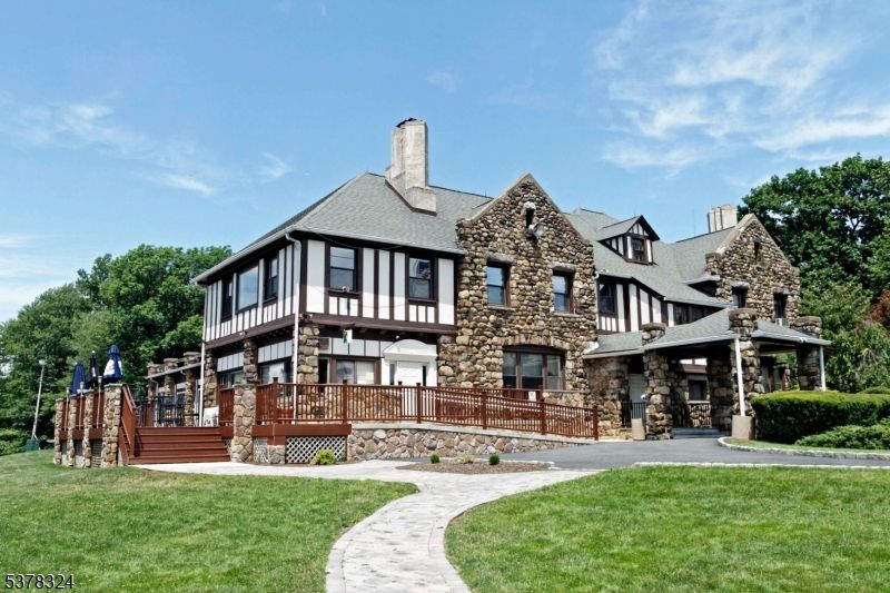 Backyard, Exterior, Facade, Tudor Revival