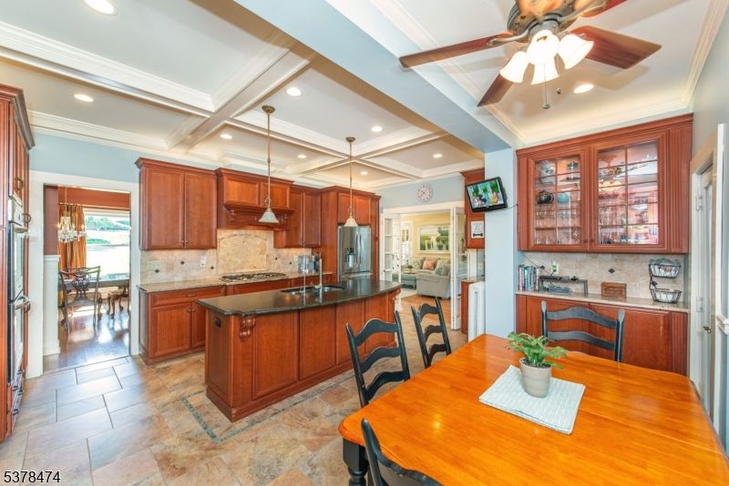 Dining room, Interior, Kitchen, Pendant Lights, Recessed Lighting