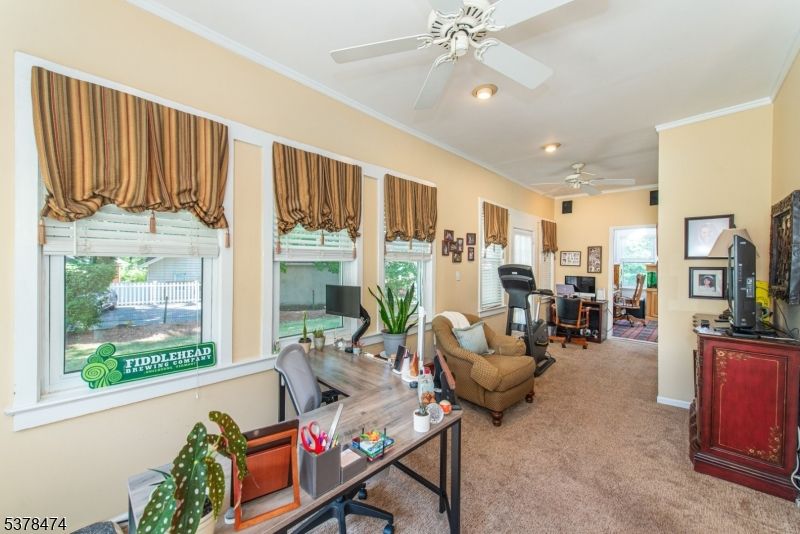 Home Office, Interior, Recessed Lighting