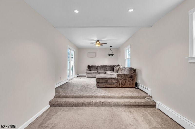 Interior, Living room, Recessed Lighting