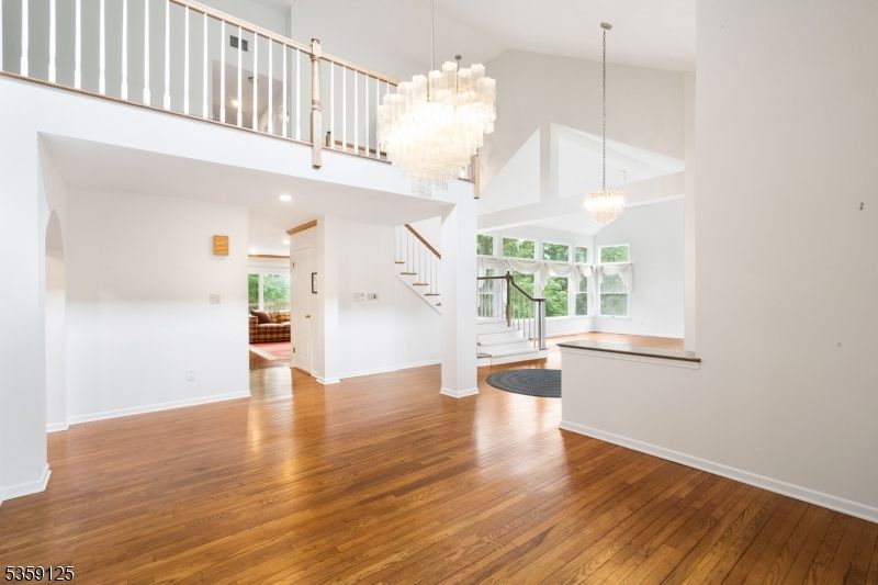 Chandelier, Interior, Recessed Lighting, Wood Texture Flooring
